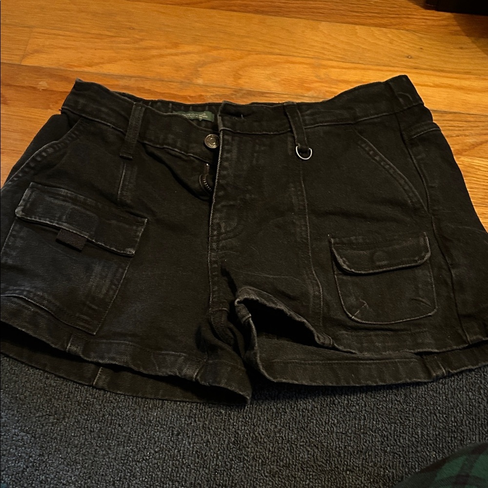 Wild Fable Black Cargo Shorts
